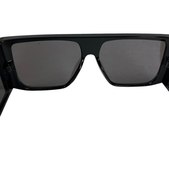 SUNGLASSES SUNGLASSES SHADES Brow Bar Black Plastic Frames Beach Vacation Summer - Picture 6 of 16